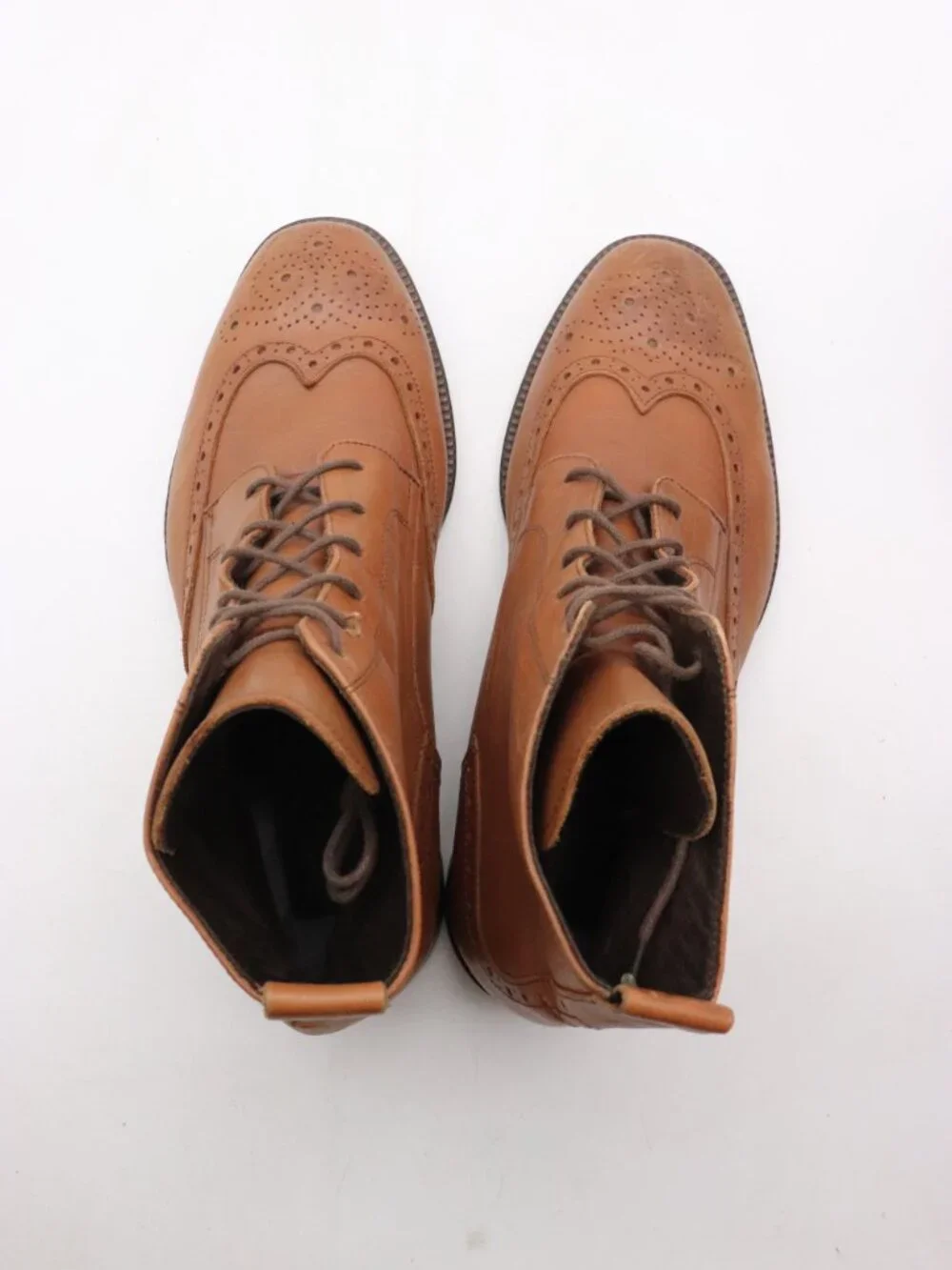 To Boot New York Adam Derrick Men's Size 10.5 Brown Wingtip Boots Made in Italy